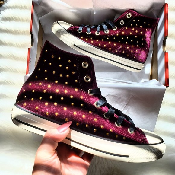 red velvet converse high tops